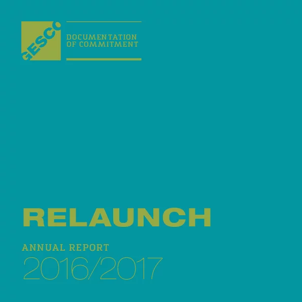 Photo: GESCO: Cover of Annual report 2016/2017