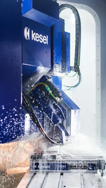 Image: Gesco: Close-up of a milling machine