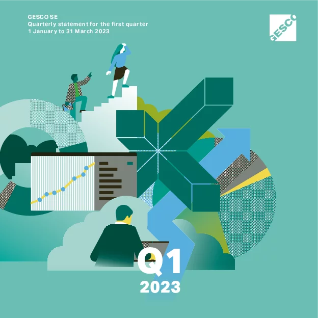 Photo: GESCO: Cover of Quarterly statement Q1 2023