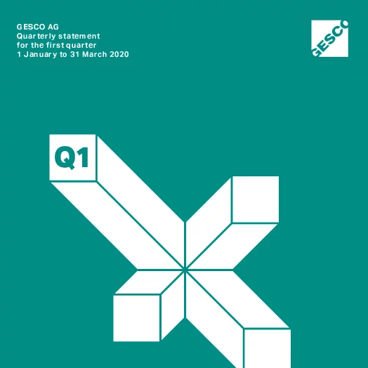 Photo: GESCO: Cover of Quarterly statement Q1 2020