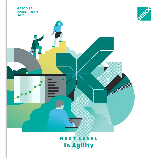 Photo: GESCO: Cover of Annual report 2022