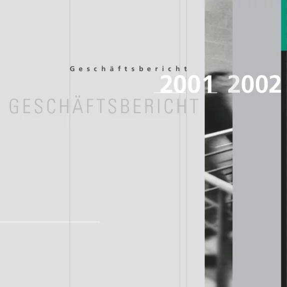 Foto: GESCO: Cover von Geschäftsbericht 2001/2002