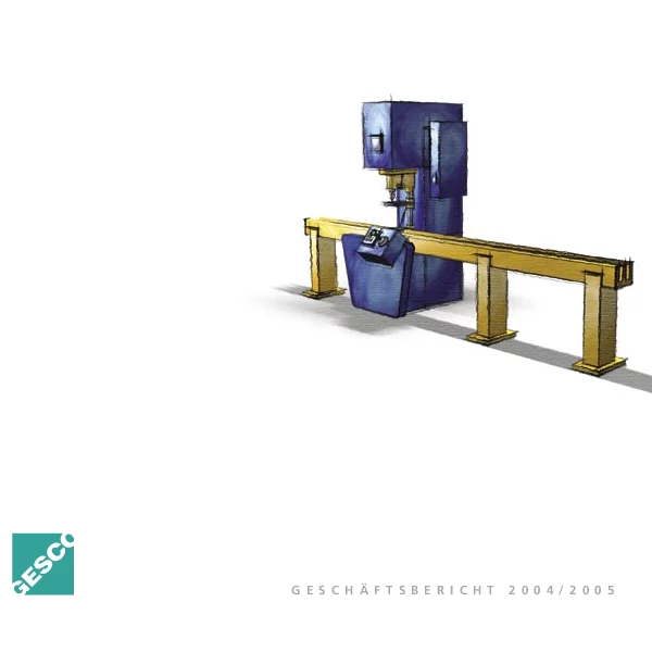 Foto: GESCO: Cover von Geschäftsbericht 2004/2005