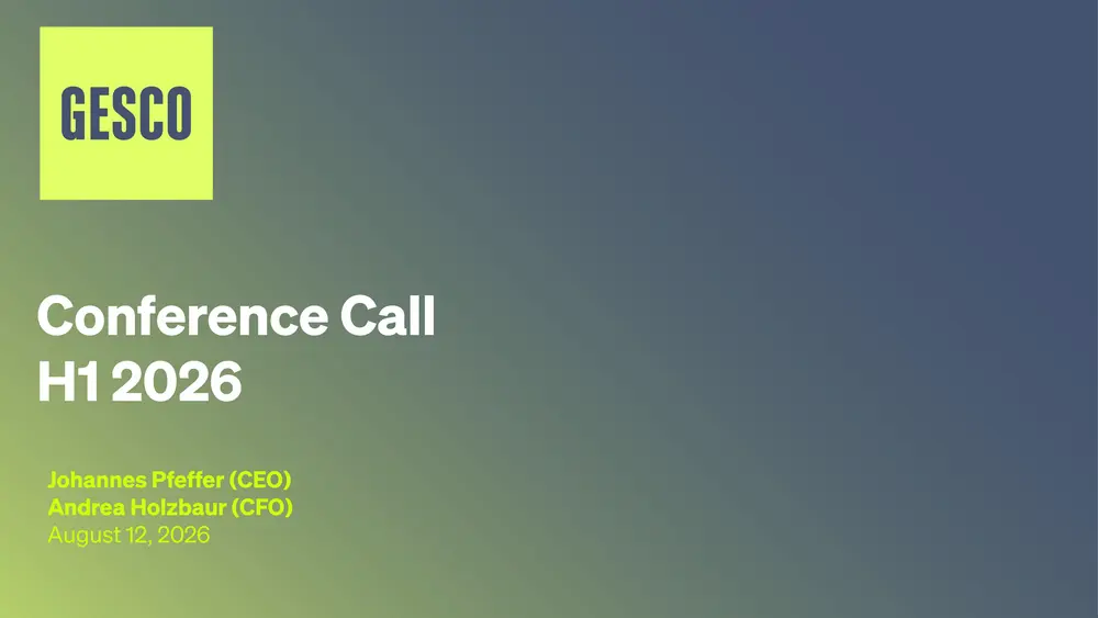 Cover Conference Call H1 2026