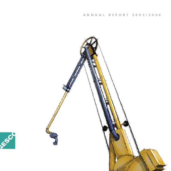 Photo: GESCO: Cover of Annual report 2005/2006