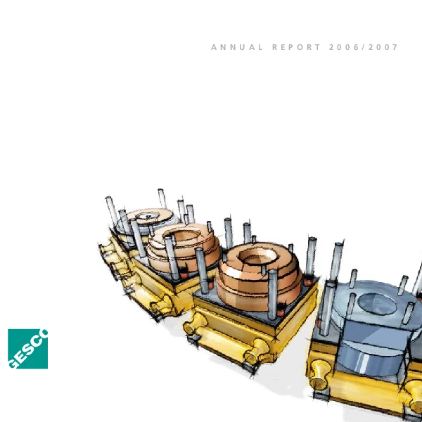 Photo: GESCO: Cover of Annual report 2006/2007