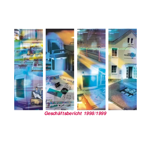 Foto: GESCO: Cover von Geschäftsbericht 1998/1999