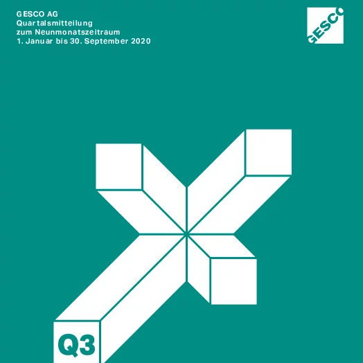 Foto: GESCO: Cover von Quartalsmitteilung Q3 2020