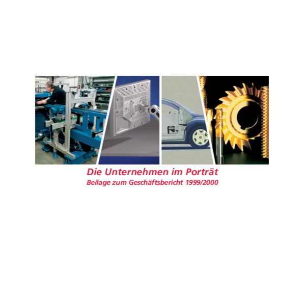 Foto: GESCO: Cover von Beilage zum Geschäftsbericht 1999/2000